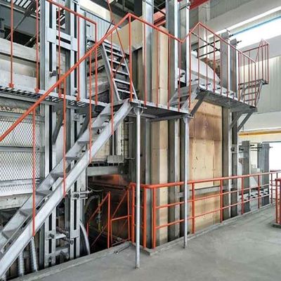 কেনা Customized 380V End Fired Furnace Refractory Material Glass Furnace With Natural Gas Burner online manufacture
