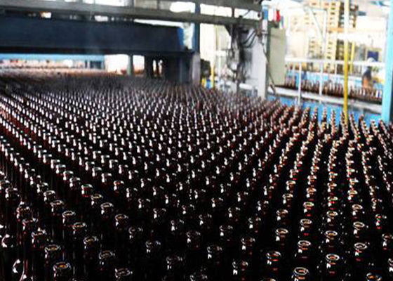কেনা অ্যাম্বার বিয়ার ISO14001 300 মিলি গ্লাস বোতল উত্পাদনের লাইন online manufacture